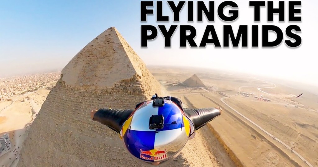 Wingsuit Flying Over The Pyramids Of&nbsp;Giza