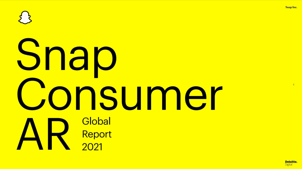 Snap Consumer AR Global Report&nbsp;2021