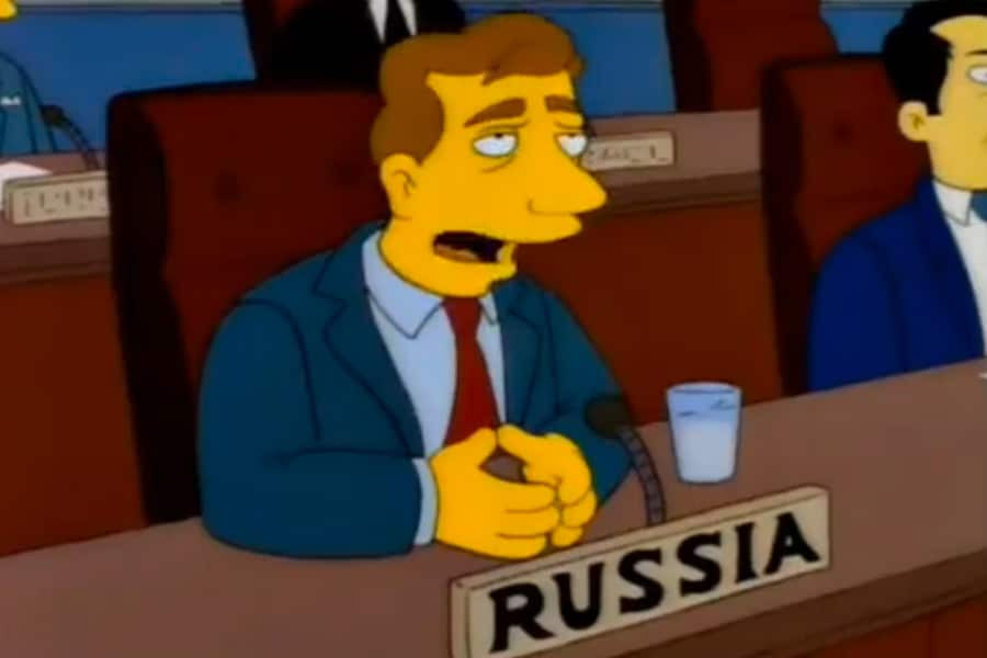 Les Simpson avaient prédit l’invasion Russe en&nbsp;1998