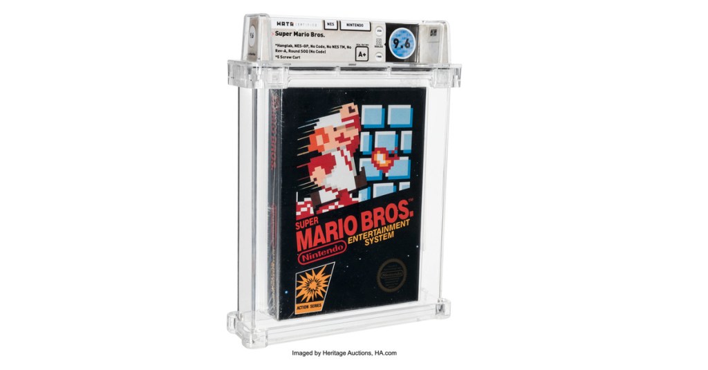 Sealed Super Mario Bros. sells for $660,000, shattering record for most expensive game&nbsp;ever