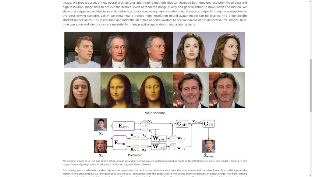 MegaPortraits: One-shot Megapixel Neural Head&nbsp;Avatars