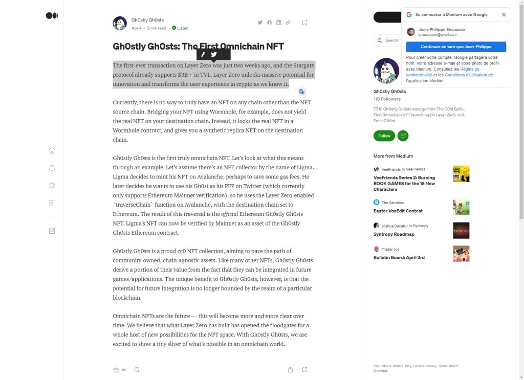 Gh0stly Gh0sts: The First 0mnichain&nbsp;NFT