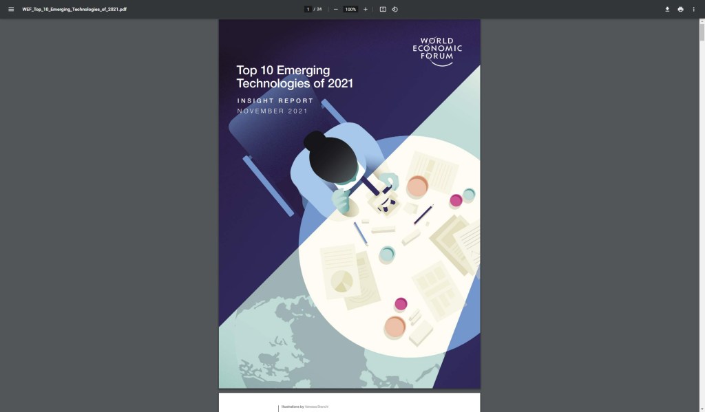 WOrd Economic Forum&nbsp;Trends