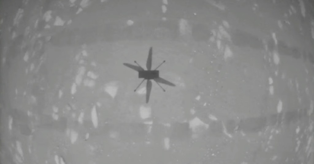 NASA’s Ingenuity helicopter achieves historic powered flight on&nbsp;Mars