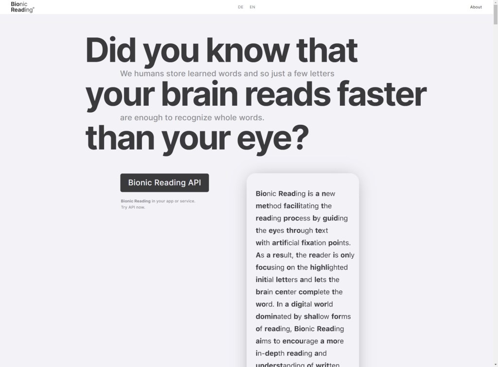 Faster. Better. More focused.&nbsp;Reading.
