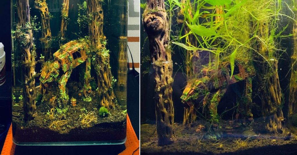 Gorgeous Star Wars AT-AT Fish&nbsp;Tank