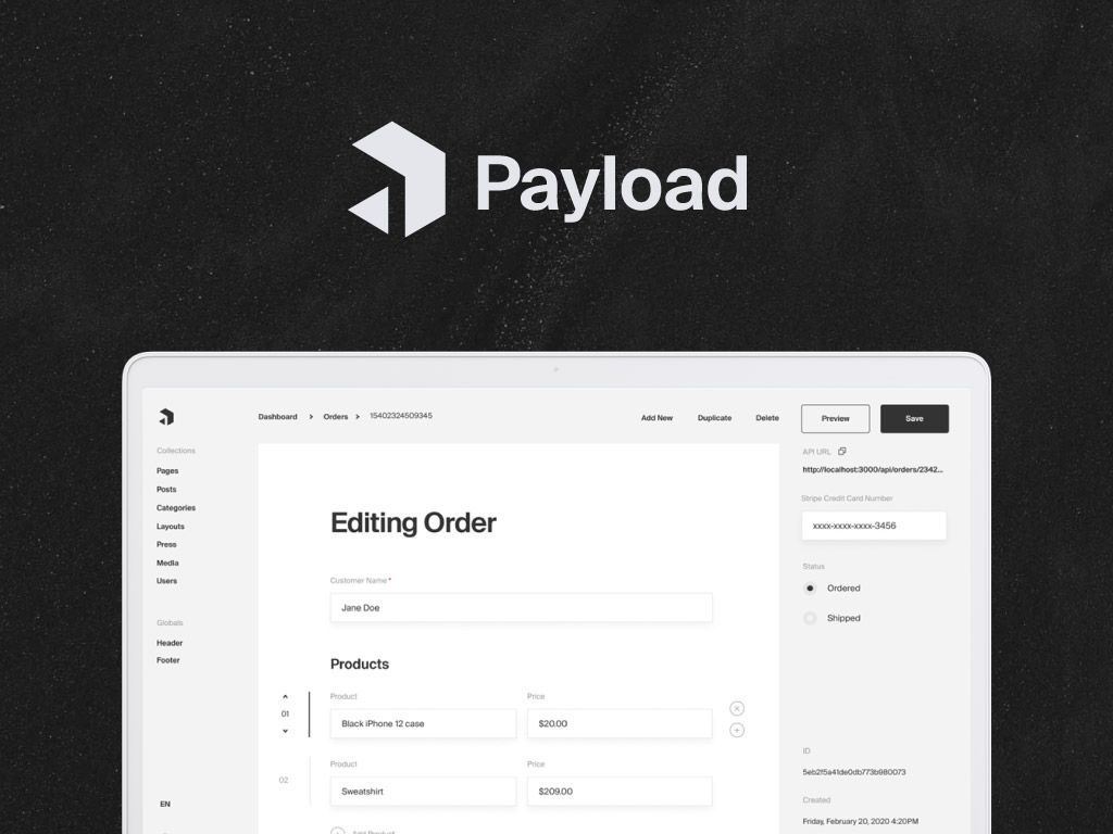 Payload CMS | Node & React TypeScript Headless CMS is Free and&nbsp;Opensource