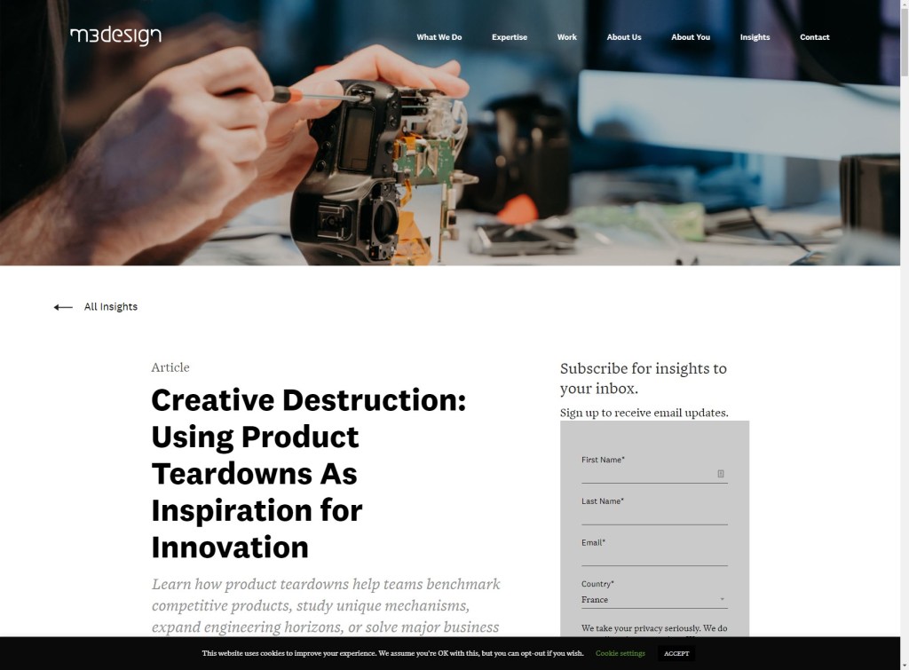 Speed up product development with product&nbsp;teardowns