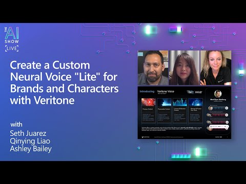 Create a Custom Neural Voice &laquo;&nbsp;Lite&nbsp;&raquo; for Brands and Characters with&nbsp;Veritone
