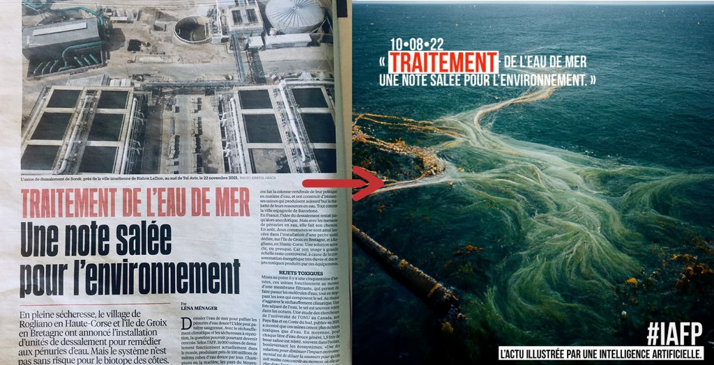 Journaux, magazines et publicités vus par une&nbsp;#IA.