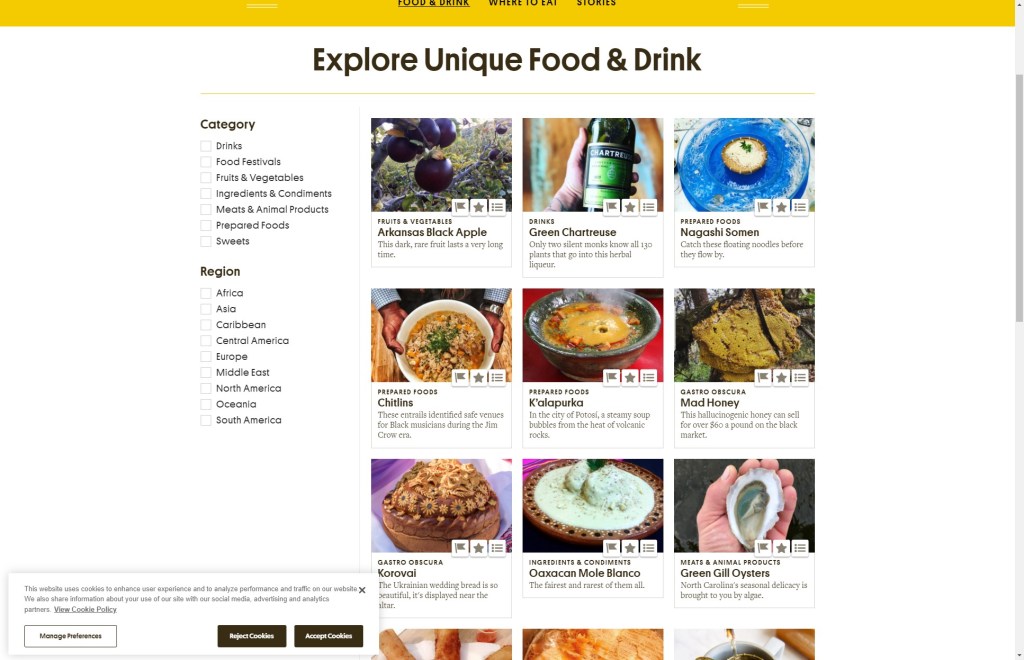 Unique and Unusual Food &&nbsp;Drink