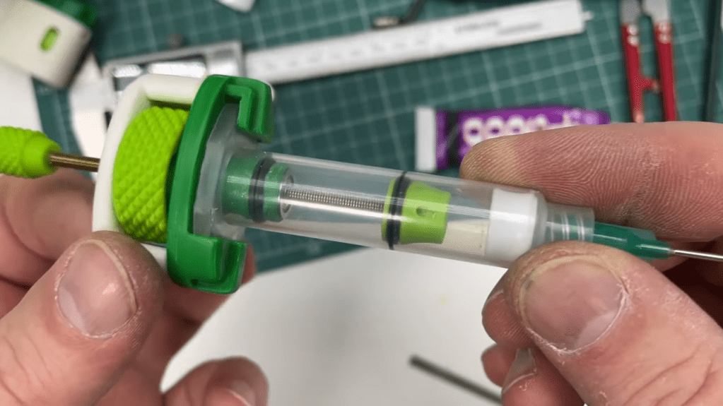 DIY Mechanical Flux Dispenser Syringe Has Fine&nbsp;Control