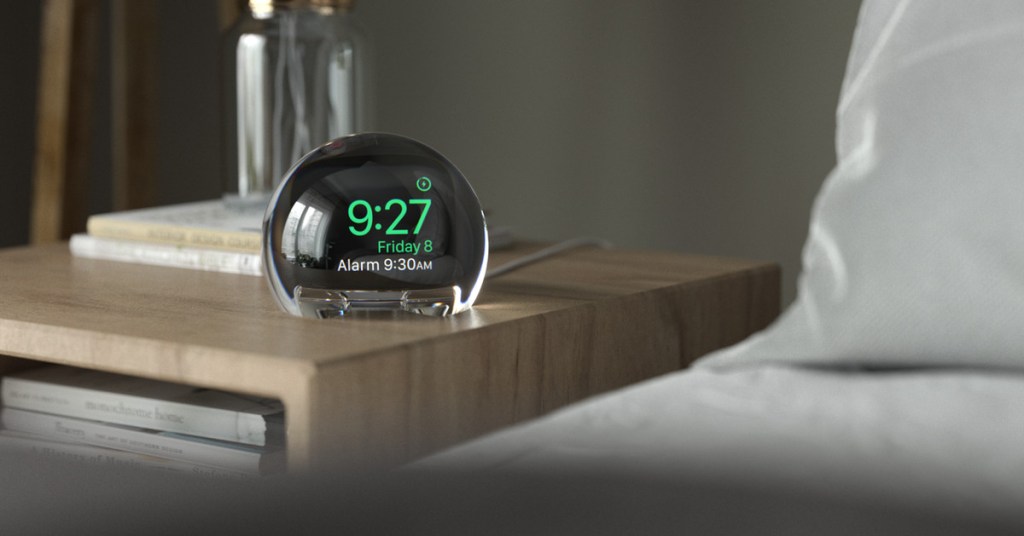 This simple dock turns your Apple Watch into a bedside&nbsp;orb