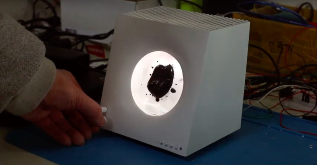 This speaker uses dancing ferrofluid to visualize&nbsp;music