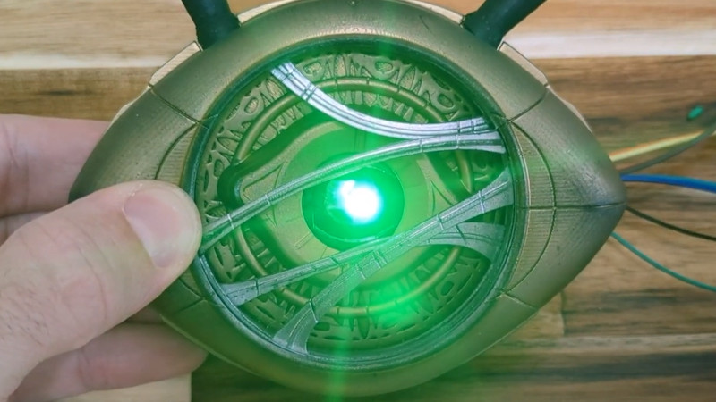 Taking Another Swing At A 3D Printed Eye Of&nbsp;Agamotto