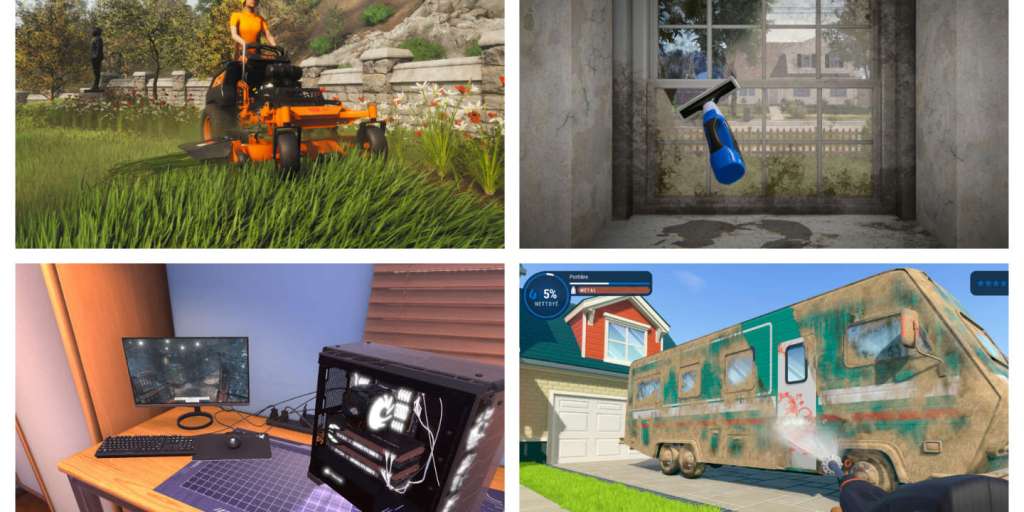 Passer des heures sur son ordinateur à tondre sa pelouse… le succès improbable des jeux vidéo sur la banalité du&nbsp;quotidien