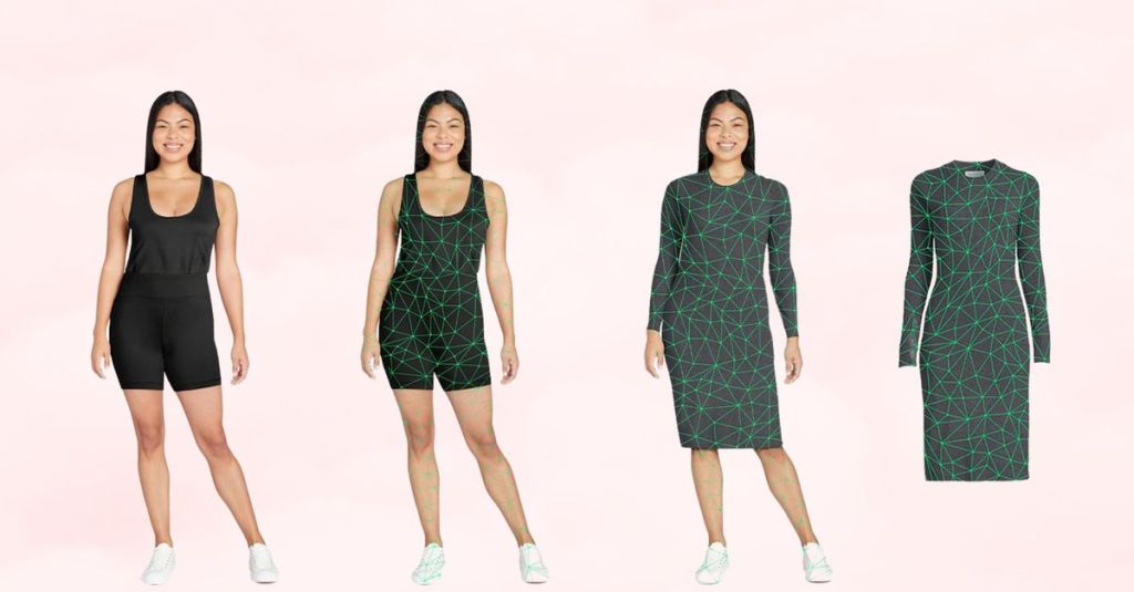 You can virtually model clothing on your own body using the Walmart&nbsp;app