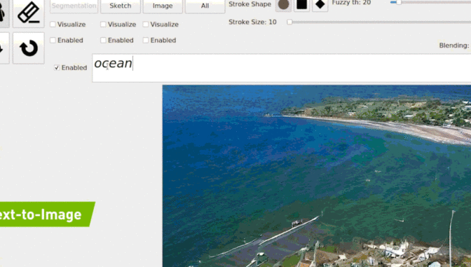 NVIDIA Research&rsquo;s GauGAN AI Art Demo Responds to&nbsp;Word