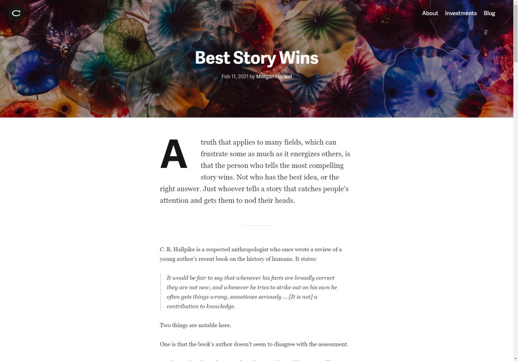 Best Story Wins