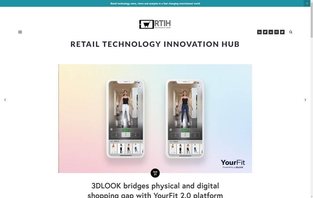 3DLOOK bridges physical and digital shopping gap with YourFit 2.0&nbsp;platform