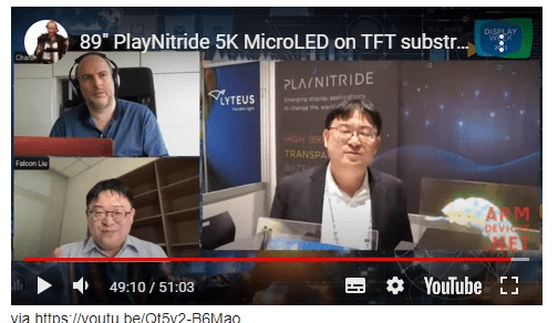 PlayNitride MicroLED, transparent&nbsp;PixeLED