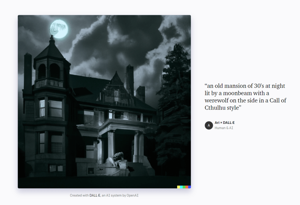 DALLE 2 et Histoires Interactives