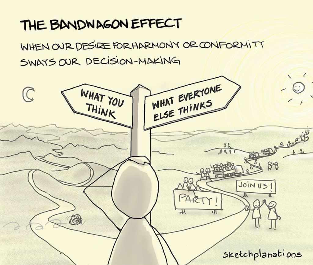 The bandwagon effect