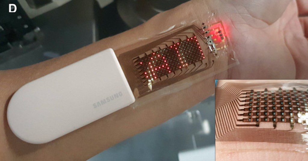 Samsung shows off stretchable OLED screen in prototype heart rate&nbsp;monitor
