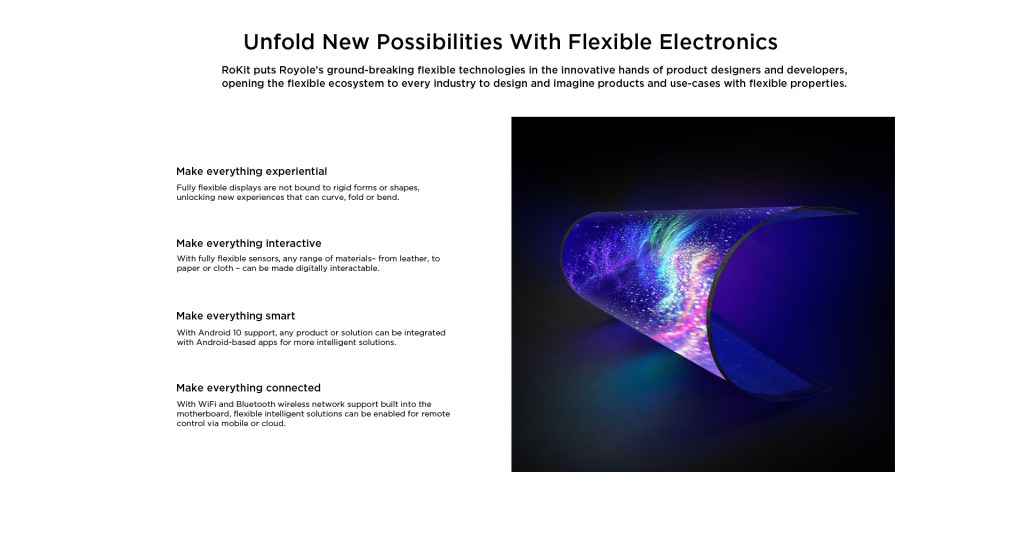 Royole Flexible Display&nbsp;DevKit