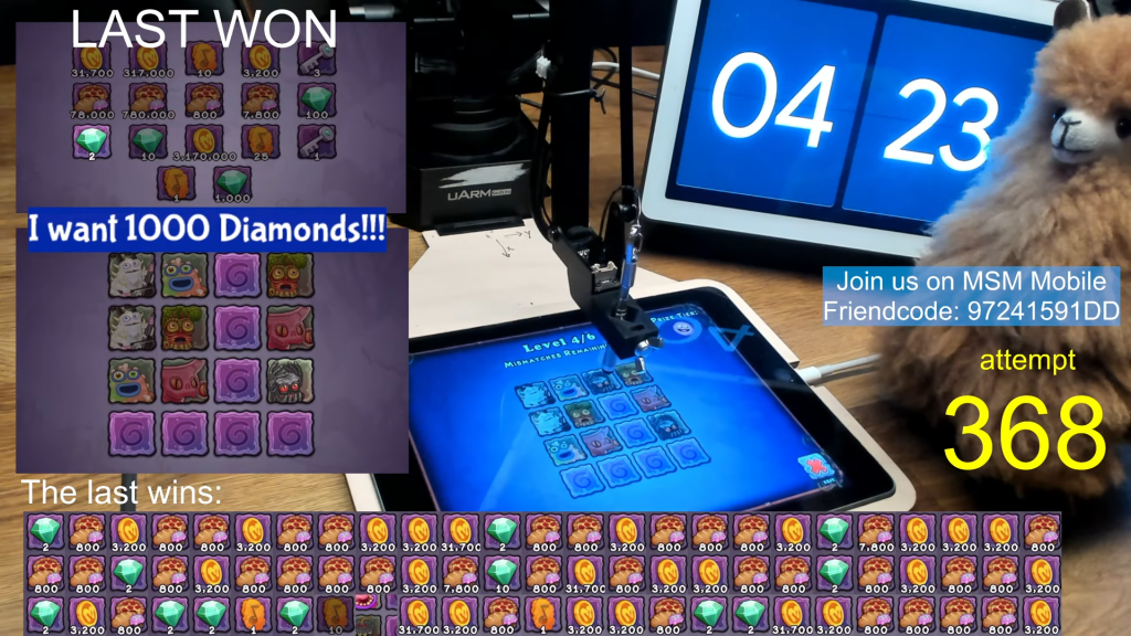 Automating Mobile Games With A Robot&nbsp;Arm