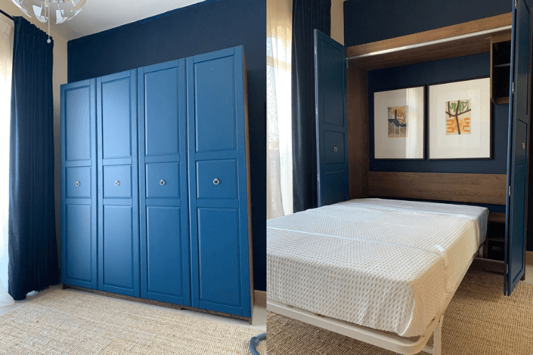 IKEA Hackers : Elegant Next Bed Murphy Bed in a PAX&nbsp;wardrobe