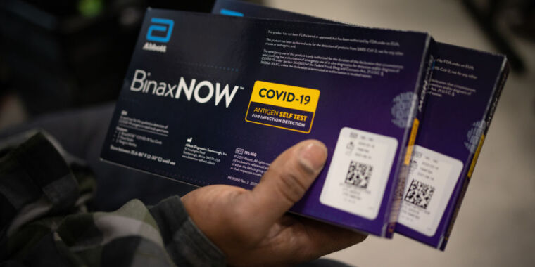 Biden’s omicron battle plan includes 500 million home test&nbsp;kits