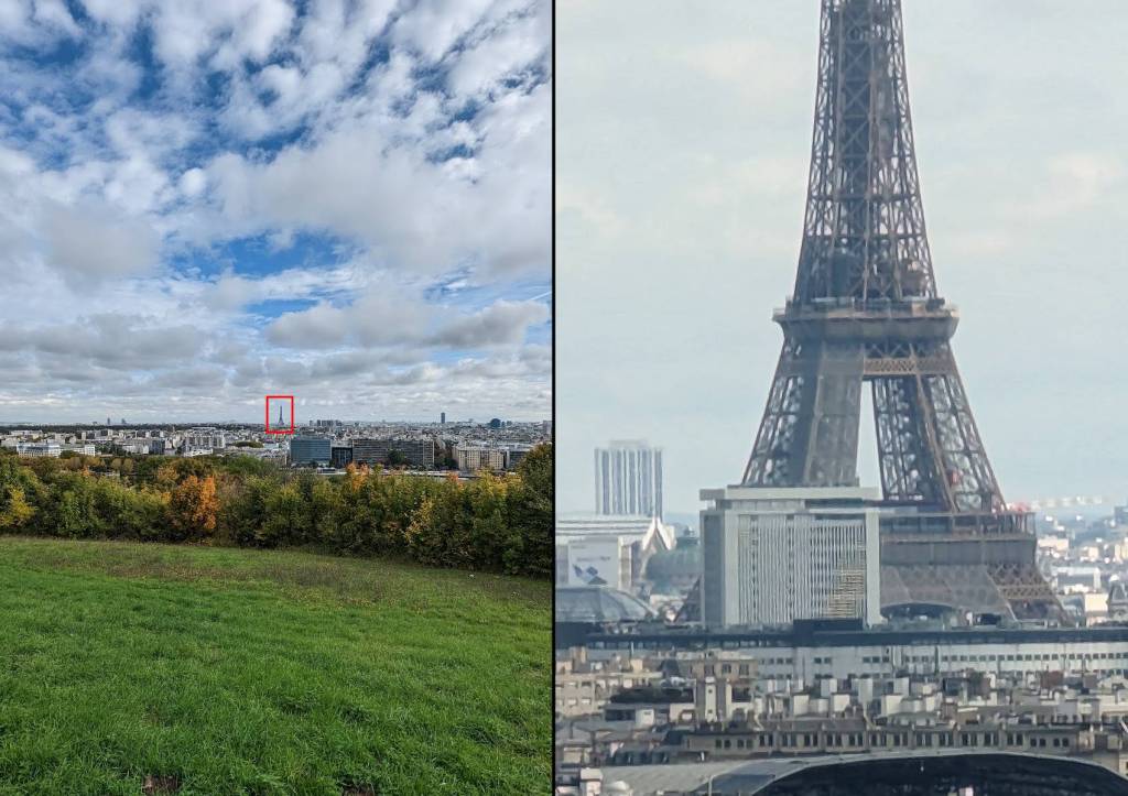 Test du Zoom x30 sur Pixel 7 Pro