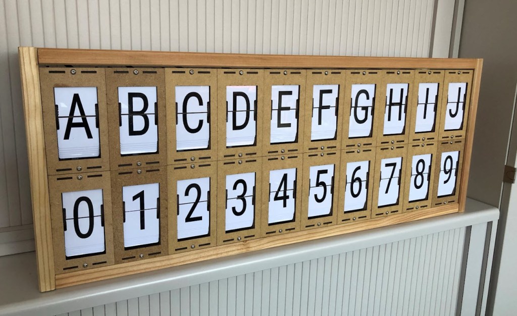 Split Flap Display Tells Us The&nbsp;Word