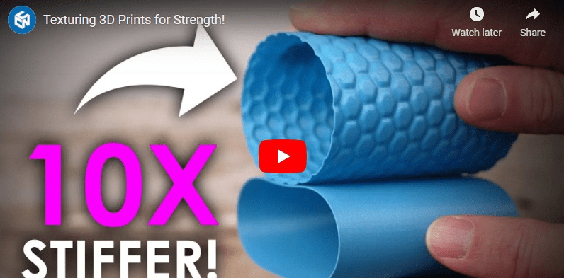 Texture Adds Stiffness To 3D&nbsp;Parts