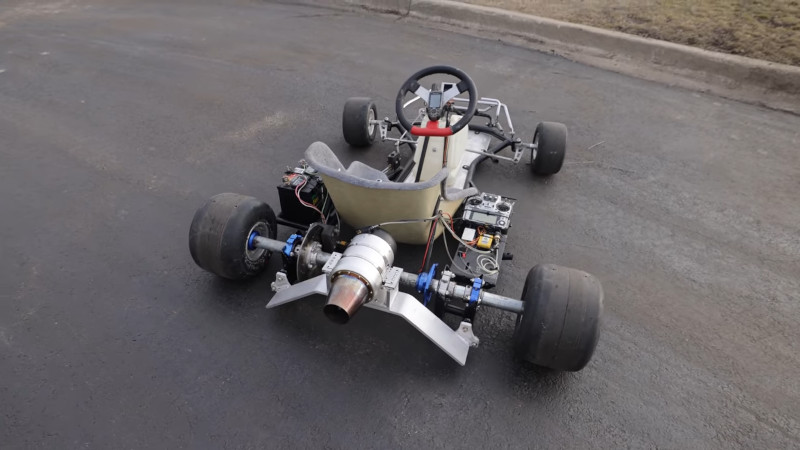 Jet Powered Go Kart Built With RC&nbsp;Gear