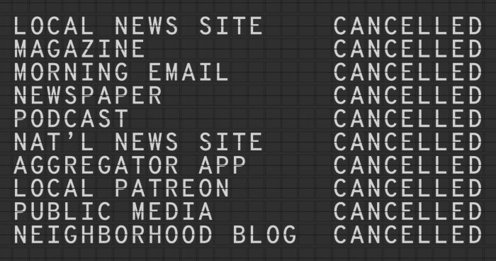 Cancel culture: Why do people cancel news subscriptions? We asked, they answered.&nbsp;»