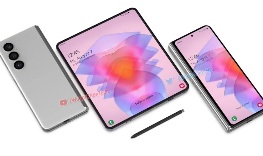 Un rendu du Samsung Galaxy Z Fold 4 fait surface en&nbsp;vidéo