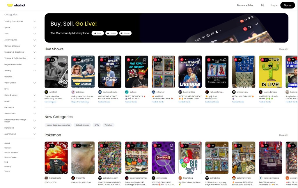 Whatnot: Buy, Sell & Go&nbsp;Live