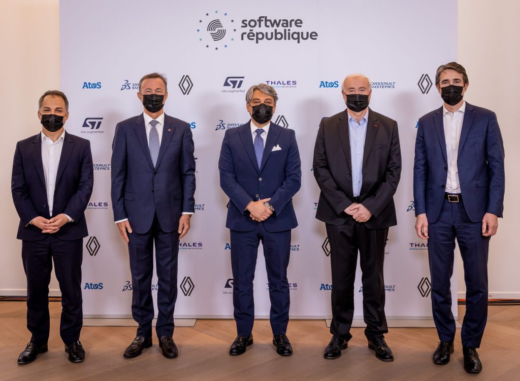 Atos, Dassault Systèmes, Groupe Renault, STMicroelectronics et Thales s’unissent pour créer la « Software République » : un nouvel écosystème ouvert pour la mobilité intelligente et&nbsp;durable