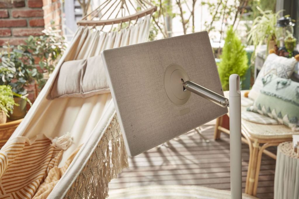 LG made a battery-powered TV that you can wheel around on a&nbsp;stand