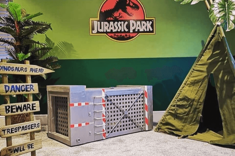 This IKEA storage box is perfect as dinosaur&nbsp;cage