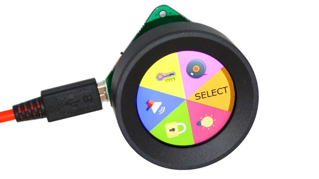 RoenDi : open source rotary encoder with a 1.27&Prime;&nbsp;TFT