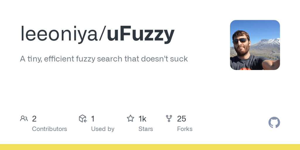 uFuzzy: A tiny, efficient fuzzy search that doesn&rsquo;t&nbsp;suck