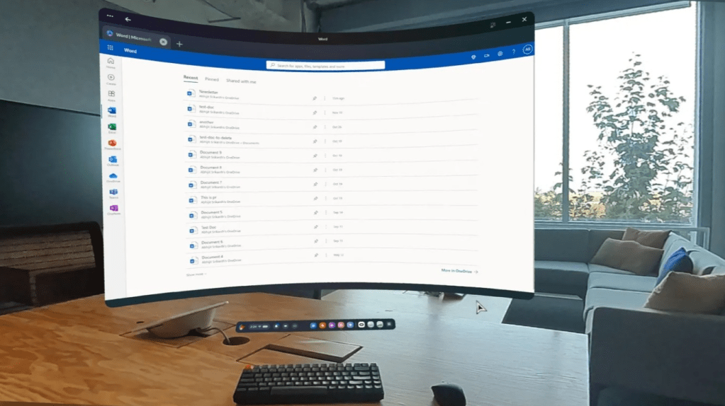 Word, Excel et PowerPoint disponibles sur le Meta Quest&nbsp;Store