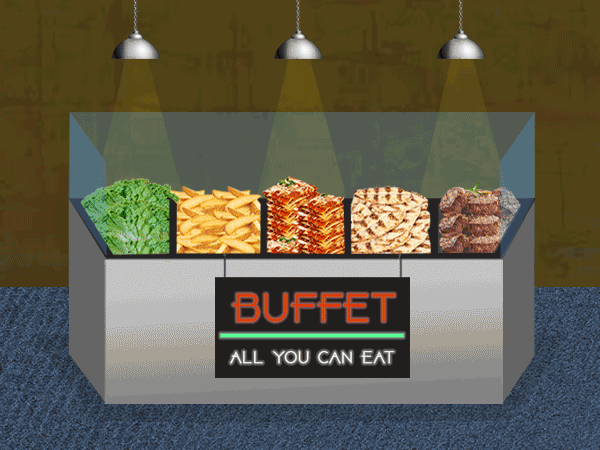 L&rsquo;économie des buffets à&nbsp;volonté
