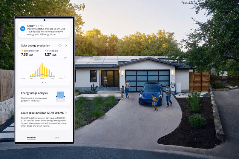 CES 2024 – Samsung et Tesla s&rsquo;associent pour la gestion de l&rsquo;énergie&nbsp;domestique