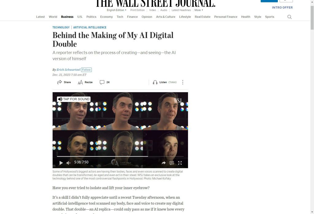 La création de mon double numérique grâce à&nbsp;l&rsquo;IA