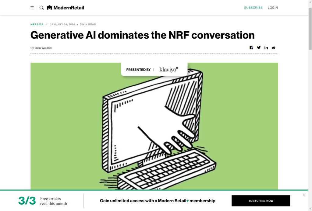 L&rsquo;IA générative domine les discussions à la&nbsp;NRF