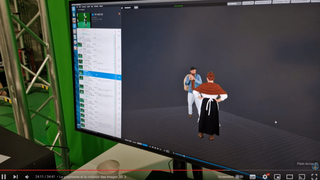 Utilisation révolutionnaire de la 3D volumétrique au JT de 20h de&nbsp;TF1